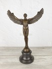 Bronze Statue Icarus Winged Sculpture Acbuy Decor Marble Sun Art Man Decor Home