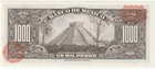 Mexico 1000 Pesos Banknote 1974 Choice Uncirculated Condition Chief Cuauht  moc