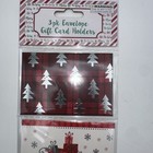 3 Pack Envelope Gift Card Holders  Christmas Gift Card Giving Envelope 