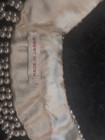 Vintage Ivory Beaded Pearl Collar  Satin Lined Formal  Hook Closure Japan
