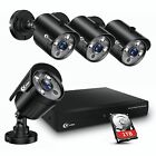Xvim 8ch Dvr Cctv 1080p Wired Home Outdoor Security Camera System 1tb Hard Drive
