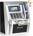 Upgraded Kids Talking Piggy Bank  Atm Savings Toy Bank For Real Money With Re   