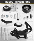 Ls Swap R4 Ac Compressor Bracket Kit  High Mount A c Brackets For Chevy Gmc Suv