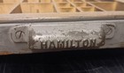 Free Ship Letterpress Antique Hamilton Printers Drawer Case Shadow Box 17x32 99