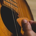 Wooden Acoustic Guitar Pick Case Holder With 3 Guitar Picks Guitar Pick Box Gift