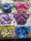 Cloth Diaper Lot Of 14 Pockets With Inserts Girl Patterns