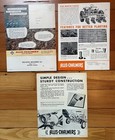 Lot  7  Vintage Allis-chalmers Sales Brochures Advertising Advertisement Tractor