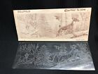 Lot Craftaid Leather Carving Design Templates Billfolds Wallet Hunting Buck Deer