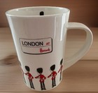 Vintage London At Harrods Queen s Royalguard Fine Bone China Mug Made In England