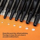 Wuta 6 10x Leather Punches Round Hole Puncher Plating Titanium Hollow Punch Tool