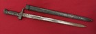 Wwi M1892 French Mannlicher Berthier Bayonet W scabbard - 2nd Or 3rd Type