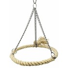 Pet Bird Parrot Hanging Swing Rope Perch Stand Cockatiel Budgie Cage Train Toy  