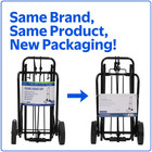 Protege Metal Folding Luggage Cart  Black  39  X 13   15  Platform   3lbs Empty 