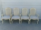 4 Dining Arm Chairs Stanley French Provincial Louis Xvii Country Regency Four