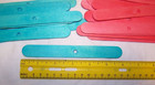 50 Colored Wood 6  Craft Sticks Bird Toy Parts  Parrots W  1 4  Hole