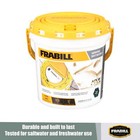 Frabill Aerated Bait Bucket  1 3 Gal  White And Yellow  aerator Included  sturdy