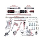 Chrome Billet Forward Controls Kit For Harley Sportster Xl883 Xl1200 1991-2003