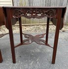 Baker Furniture Historic Charleston Collection Carved Mahogany Pembroke Table Se