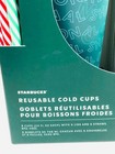 Starbucks 2019 5 Holiday Reusable Cold Cups Lids And Straws New Gift Set 