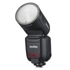 Godox V100c Round Head Flash Light For Canon s2 Bracket 80 80cm Grid Softbox Kit