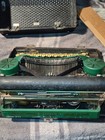 Vintage Green L c  Smith Corona Portable Typewriter   Rare 1930s  With Case