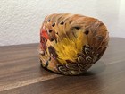 Vintage 1950-60 s Pheasant Feather Ladies Half-hat Or Band  Multicolored 
