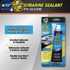 Dap 00694 2 8-ounce Silicone Rubber Auto marine Sealant  2 8-ounce  Clear