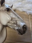 Vtg Norcrest Japan P635 Horse Head Ceramic Wall Hanging 3d Plaque Cream brown 