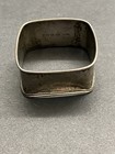 Vintage Sterling Silver Napkin Ring Name Engraving