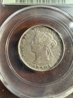 1872 H Canada 25 Cent Pcgs Xf-45