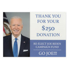  10-pack  Prank Postcards - Joe Biden Donation - Send Them To Victims Yourself