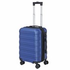 21  Navy Blue Spinner Carry-on Luggage Suitcase Expandable Travel Bag Hardside 