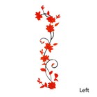 Flower Diy Decal 3d Mirror Wall Sticker Removable Art Mural Room Home Decor