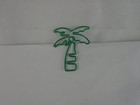 100 Count Green Palm Tree Paper Clips  Cute Shaped Paper Clips