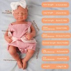 50cm  Reborn Doll  Silicone Doll  Handmade  Crafts  Children s Toys gifts
