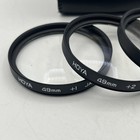 Hoya 49mm Close-up Lens Filter Kit With Case - 3-pieces  1  2  4 - Nice
