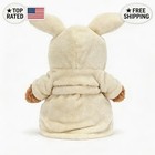 Jellycat Lovely Bartholomew Bear Bathrobe Plush Doll Brand New With Tag Dust Bag