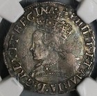 1554 Ngc Xf Mary Philip Groat 4 Pence Britain Tudor England Coin  23011001c 