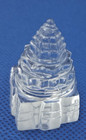 Fine Rock Crystal Shree Yantra Small At 1 3 8 Inches High 29 Grams