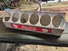 1950 s Coca Cola 12 Bottle Aluminum Carrier Carton With Handle