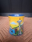 Seattle Skyline Mug Space Needle Pike Place Market Trolley Coffee Cup Excellent 