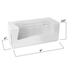 Mt Products White Cupcake Boxes - 9  X 4  X 3 5  Bakery Boxes - Pack Of 200