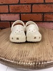 Crocs Slip On 6c White Glitter Slip On Clog Toddler Shoes