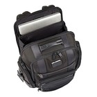 Tumi Alpha Bravo Deluxe Backpack Leather Ballistic Nylon Black New 232389d