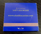 Aladdin Casino Las Vegas Genie Lamp Full Unstruck 30 Strike Matchbook