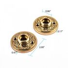 Brass Victorian Door Knob Rossettes Pair Cabinet Knob Backplate Renovator Supply