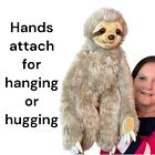 Beautifully Detailed Large 21  Three-toed Sloth Soft Plush Stuffed Animal Toy