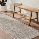 Surya Glenhaven Dtw-2336 Grey Distressed Oriental Runner Rug 2ft 6in X 7ft 3in