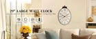 24  H   18  W Lar Oval Wall Clo  Vinta French Decorative Wall Clo
