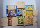 Melissa   Doug Wooden Latch Barn Board Activity Toy Animals Counting